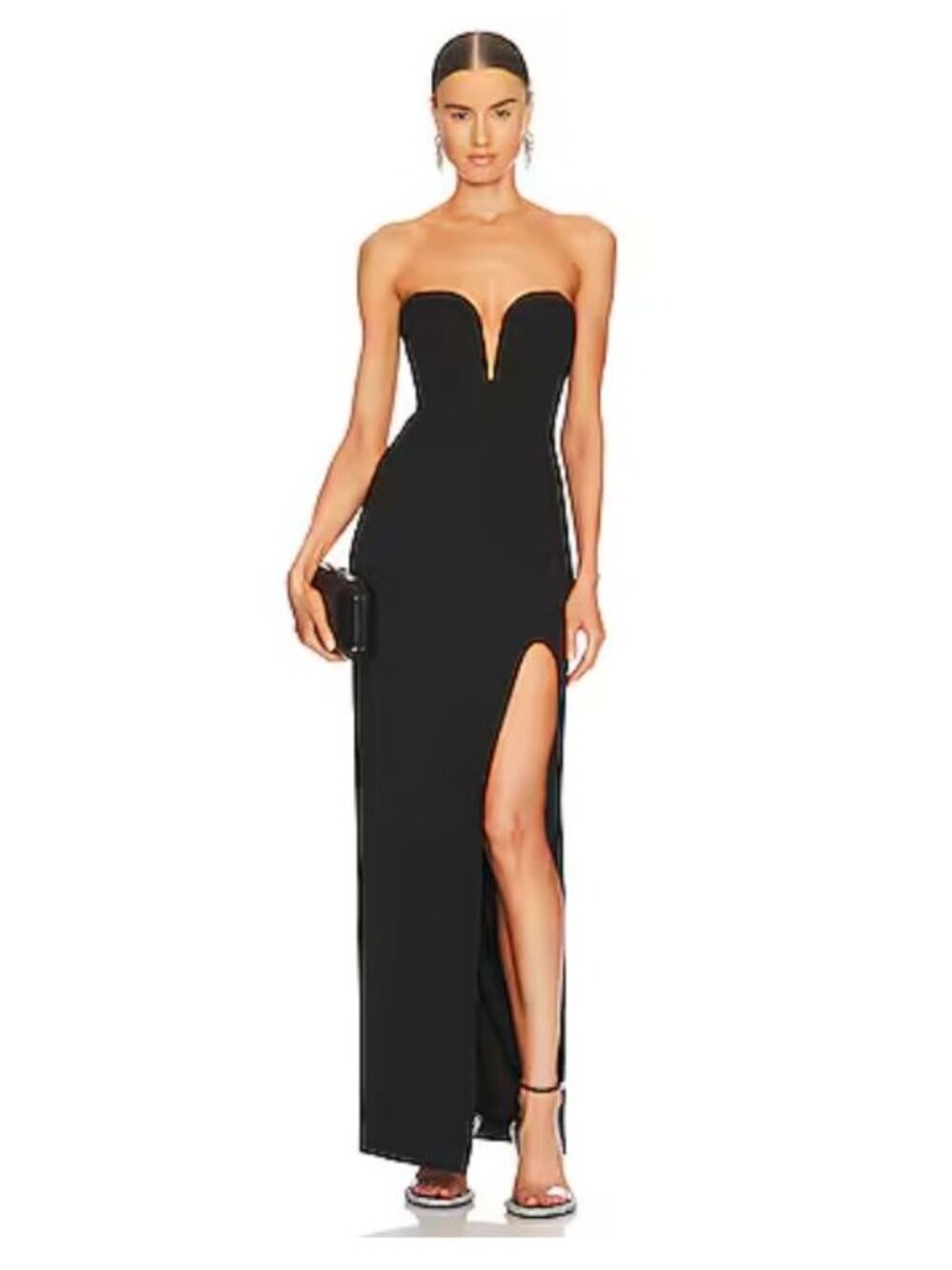 Nicholas Tena Deep V Sweetheart Strapless Gown NWOT - Size 2